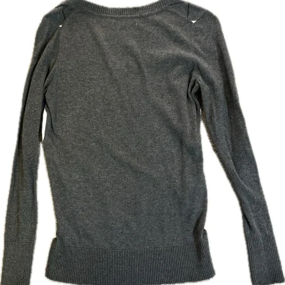 Old Navy - Grey Argyle - Medium Women's Sweater - Picture 3 of 3